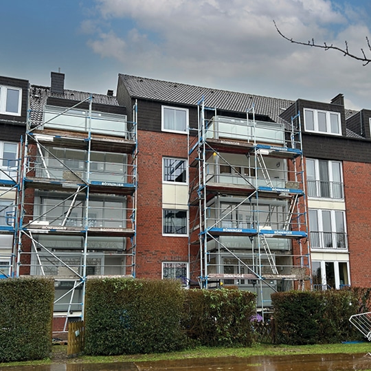 Verglaste Balkone am Holunderweg in Lünen fertiggestellt. Balco GmbH